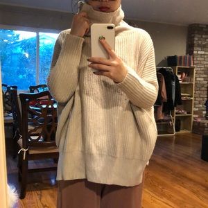 Allsaints Oversized Turtleneck Sweater 